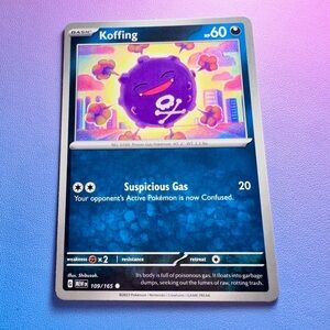 koffing - 109/165 (common) — pokemon: 151